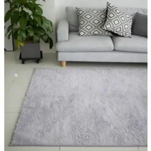 담쿠 거실 러그 카페트 소프트 롱파일 그레이 150X200