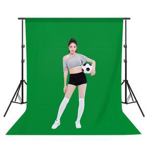 사진 스튜디오 비디오 인물 사진용 배경 천 녹색 흰색 검정 화면 스탠드 서포트