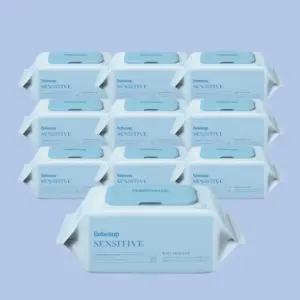 베베숲 아기물티슈 센시티브 캡형 80매, 10개