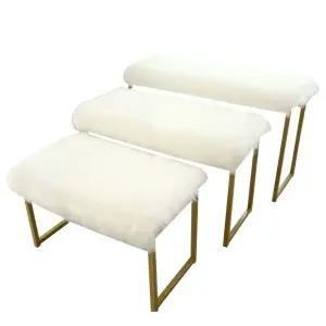 에코퍼 테이블 매트 털 모조 데스크탑 매장 깔개 러그 인테리어 선반 소품 인조 카페트