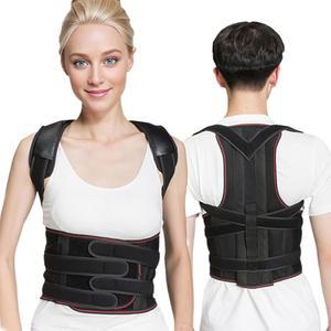 남성과 위한 말로란 교정기, 척추측만증 및 청소년의 나쁜 자세를 허리 보조기 목 스트레칭기, 메쉬 등 지지 벨트, 스트레이트너 중형