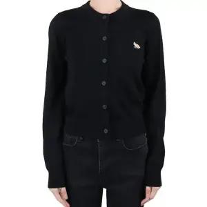 메종키츠네 25FW 여성 베이비 폭스 레귤러 울 가디건 블랙 PW00502KT1181 P199