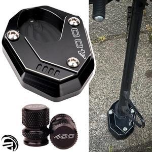 Kawasaki Ninja400 Z400 Z 2018-2024 2023 바이크 오토바이 액세서리 킥 스탠드 풋 사이드 확대기 패드