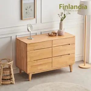 핀란디아 엘리 와이드체스트 서랍장 수납장