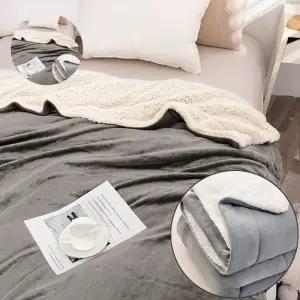 (제스트)양털 담요 이불 블랭킷 겨울 극세사 캠핑 포근한 담요