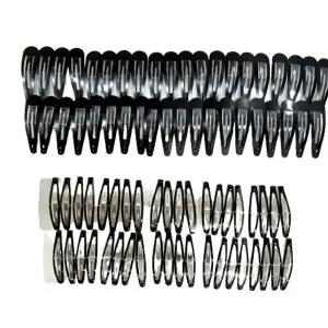 [콩심팥심]헤어핀 똑딱핀 앞머리핀 대형/ 슬림 검정 40개 똑딱핀풀세트