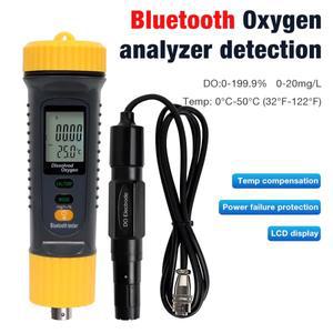 2025신형 전문가용 디지털 LCD 디스플레이 블루투스 용존 산소 측정기 수질 검사기 0.0 20.0mg/L 0 ° C-50