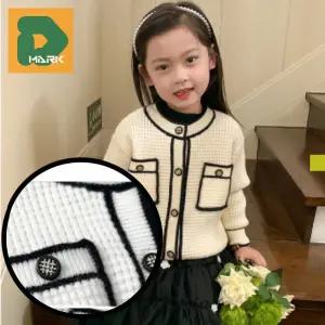 여아 라운드가디건 상의 어린이 가디건 니트 얇은 데일리 가을 유치원 아동 봄 학교 키즈 외출 라운드넥