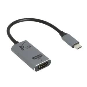 파워랜 PL100 C타입 to HDMI 1.4 컨버터 4K 30hz PL-UCH01 USB젠더 디스플레이 네트워크장비 USB USB연결