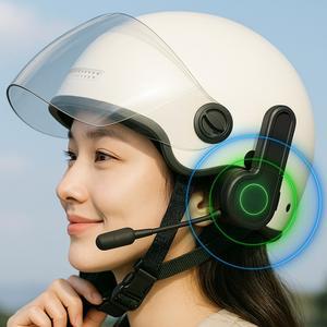 반모 헬멧 블루투스 세트 클래식 하이바 페이스 오토바이 초경량