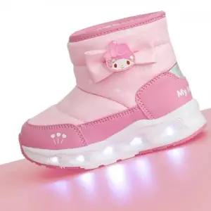 키즈카페 마이멜로디 글리터 라이팅 발광 부츠