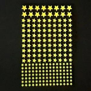 3D 입체 야광 별스티커 오렌지