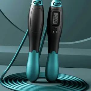 줄넘기 블랙그린 카운트 숫자 카운팅줄넘기 유산소운동 홈트 레이닝도구 스마 점핑 로프 기능성 카운팅