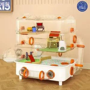 햄스터 케이지 집 친칠라