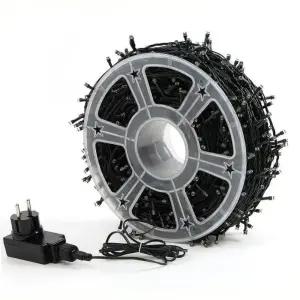 대형트리 1000구 LED 점멸 웜색 와이어전구 100M 크리스마스야외장식