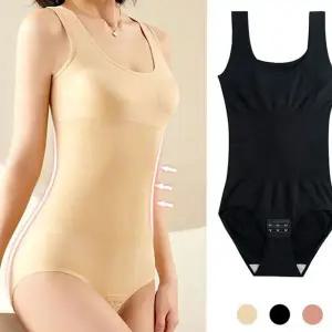 여성 올인원 보정 노라인 일체형 바디라인 여성 바디쉐이퍼 쉐이퍼 밀착 슬림 탄탄한 숨겨진 복부 나시