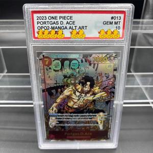 원피스 카드 DIY OPCG 등급 카드 컬렉션 2025 원피스 EBO2 EN 몽키 D. 루피 10포인트 애니메이션  선물