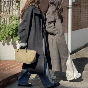 [코코블랑] 로지 핸드메이드 롱 코트