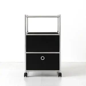 [마켓비]심플리 이동식 서랍장 1칸 BC605 매트블랙 3215.3232