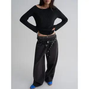 [에잇세컨즈] 더블 웨이스트 스웨트 팬츠  애쉬 (125Y21MQ54)