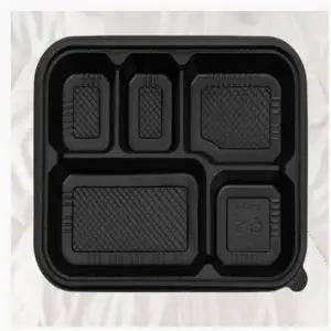 한통 도시락 소포장용 일회용 소풍 다회용 케이터링 보관 식판 하객 용기