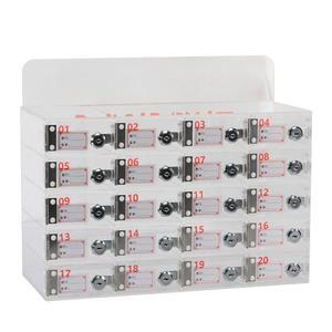 아크릴 핸드폰 보관함 충전 휴대폰케이스 학교 수납함 투명