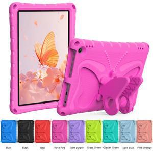 Amazon Fire HD10 용 케이스 11th 10.1 인치 HD 10 Plus  EVA  만화 3D 스탠드 큰 나비 태블릿 커버