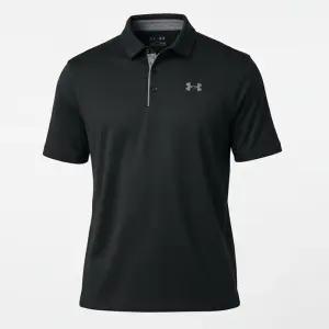 언더아머 UA 폴로 티셔츠 루즈핏 카라티 반팔 골프 테크 피케 빅사이즈 포함 블랙