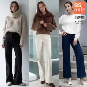 론칭가 79,000원 르투아 3종SET 여성 코듀로이 11골 텐션 와이드 밴딩 팬츠