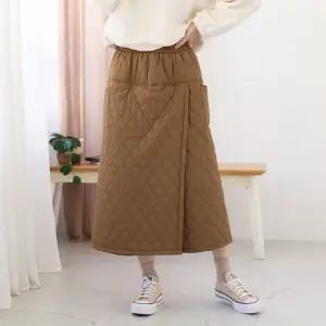 텐텐 패딩 치마 바지 / 겨울 퀼팅 압축솜 TPT115