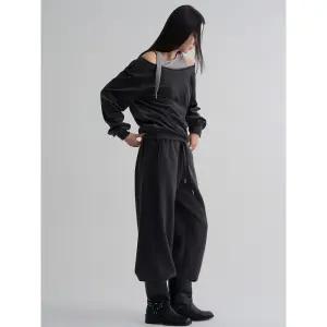 [에잇세컨즈] 레이어드 벨벳 저지탑  애쉬 (125Y41MQ84)