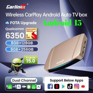 CarlinKit Tbox Ultra 8G 256G 무선 카플레이 안드로이드 오토 AI 박스 15 비디오 스마트 유튜브 넷플릭스