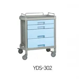 병원용 4단 서랍형 드레싱카트 745x475x890mm 핸드카 서빙카