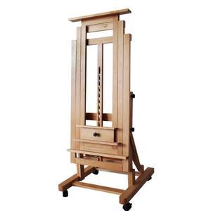 나무 이젤 회화 가용 원목색 거치대 스탠드 입시학원 작업 접이식 평면 수납 원목컬러