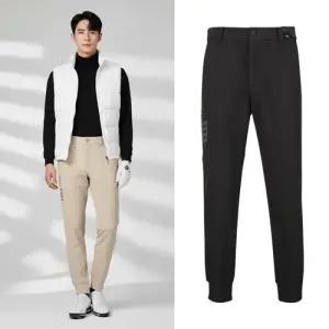 [럭스골프] 럭스골프 남성 스윙 밴딩 반사 라인 텐션 기모 조거 팬츠 MS25WV160