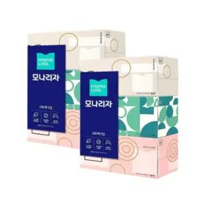 각티슈 모나리자 미용 280매 3개입 2팩 x 각티슈 미용티슈 휴지 갑티슈 모나리자 화장지
