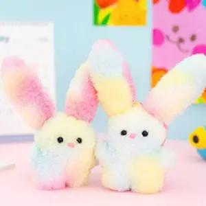 고품질 패브릭토끼 인형 키링 만들기 파스텔 (WFFUC2S)