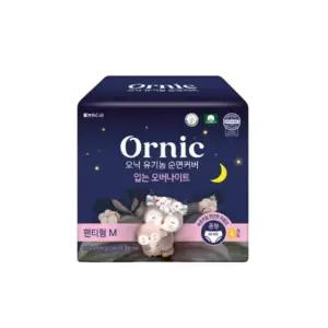 쌍용 오닉 유기농 순면커버 입는 오버나이트 중형 4개입 1팩