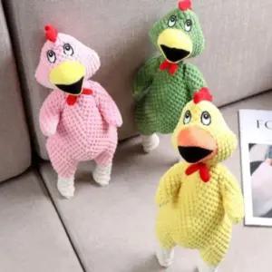 고품질 반려동물 꼬끼오삼형제 인형 색상랜덤 1개 강아지 (WFFUC8U)