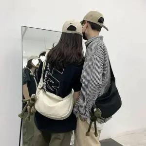 [룽스]크로스백 남녀공용 데일리 투웨이 캔버스