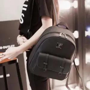 [룽스]앞트스링 가방 학생 여성백 블랙 백팩
