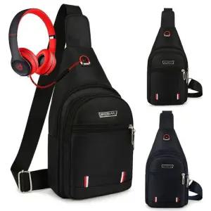 [룽스]슬링백 튼튼한가방 케쥬얼코디 수납 2단