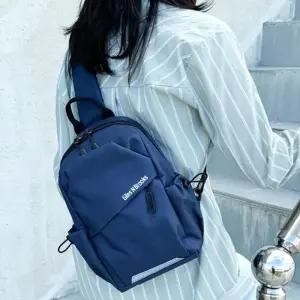 [룽스]슬링백 데일리 보조 크로스 가방 네이비