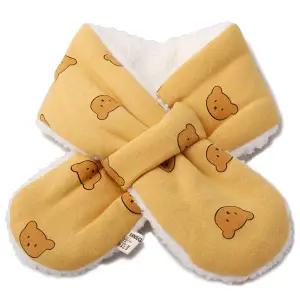 무슈 유아 아동 곰돌이 넥워머 목도리