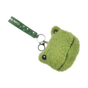 [하프클럽/]실리콘 별별창고 인형 개구리 키링 뽀글이 G