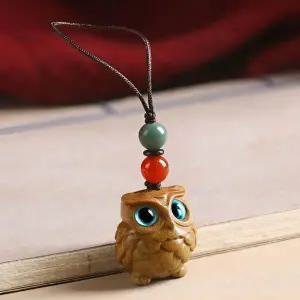 [하프클럽/]부엉이 인기 부적 재물 키홀더 키링 행운 베스