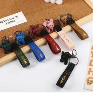 [하프클럽/]베스트 스마트 불독 키홀더 인기 스트랩 가죽