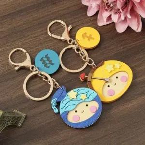 [하프클럽/]열쇠고리 사수 자동차키홀더 가방 키홀 별자리