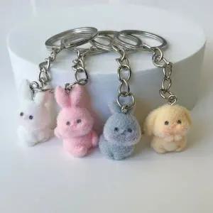 [하프클럽/]쪼꼬미 미니 에어팟 가방장식 인형 토끼 열쇠고