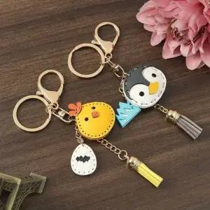 [하프클럽/]자동차키홀더 선물용 열쇠고리 키링 애니멀 가방